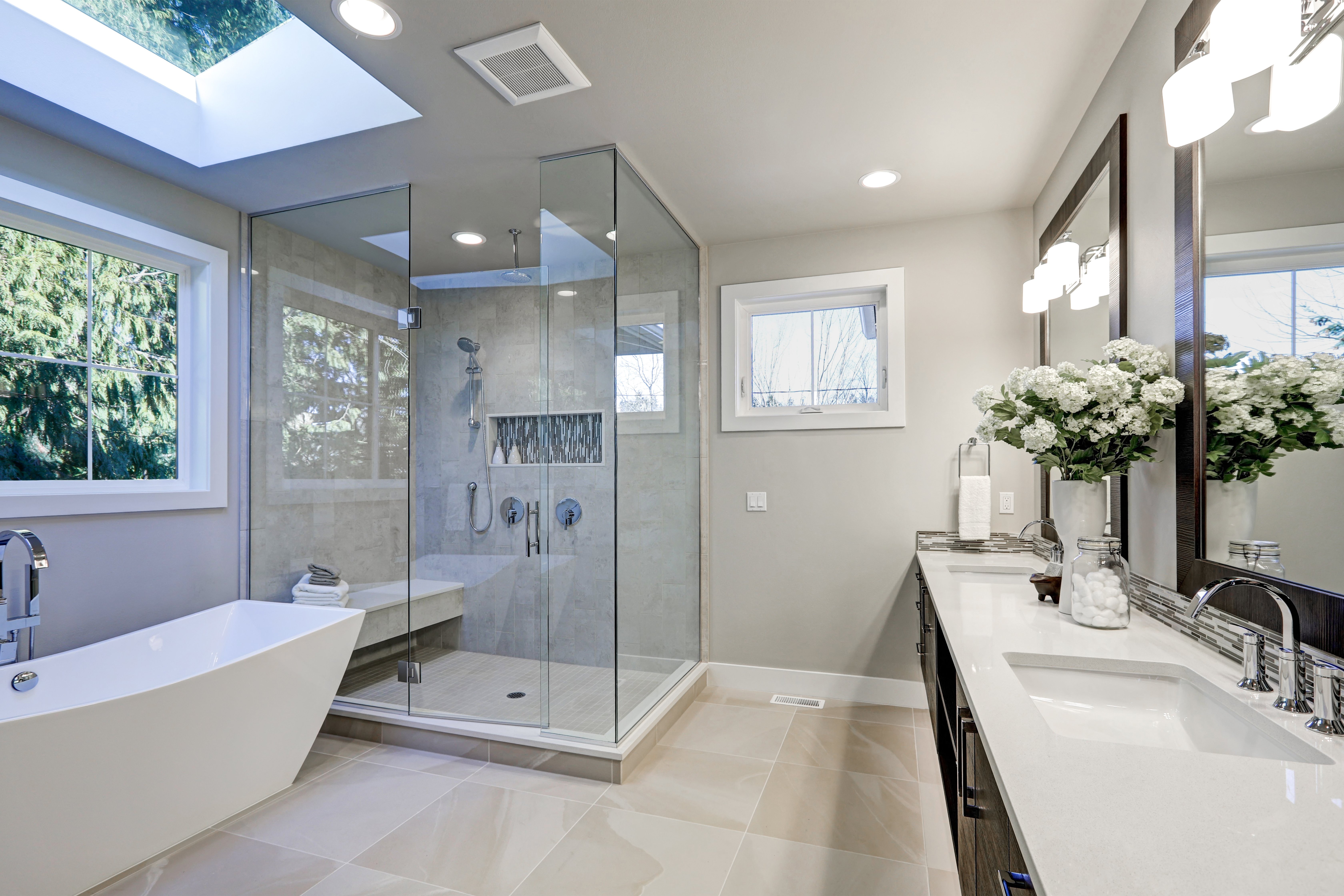 Showcasing bathroom of Cliffcrest Avenue Project by Grand Design Build
