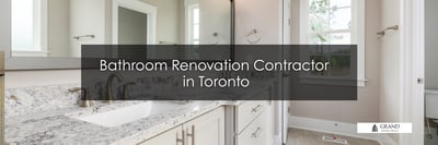 Bathroom Renovation Contractor in Toronto