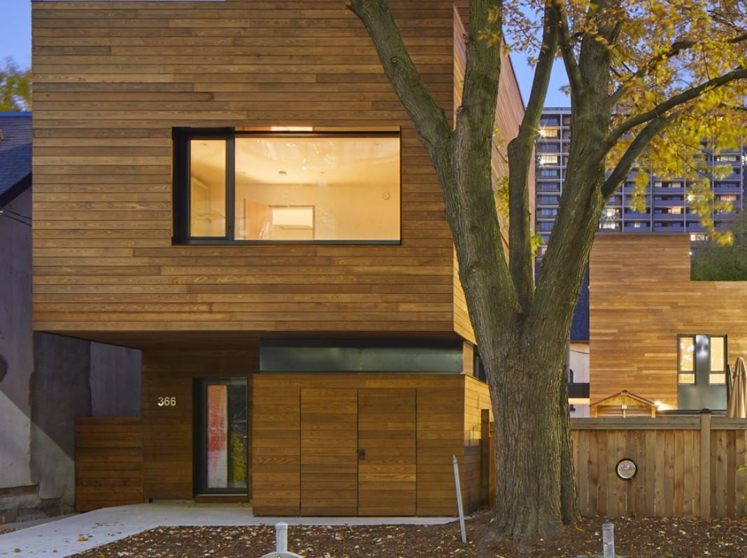 Luxury custom home Laneway