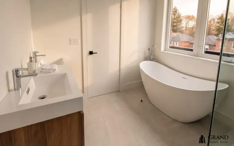 Bathroom renovation in Toronto by Grand Design Build