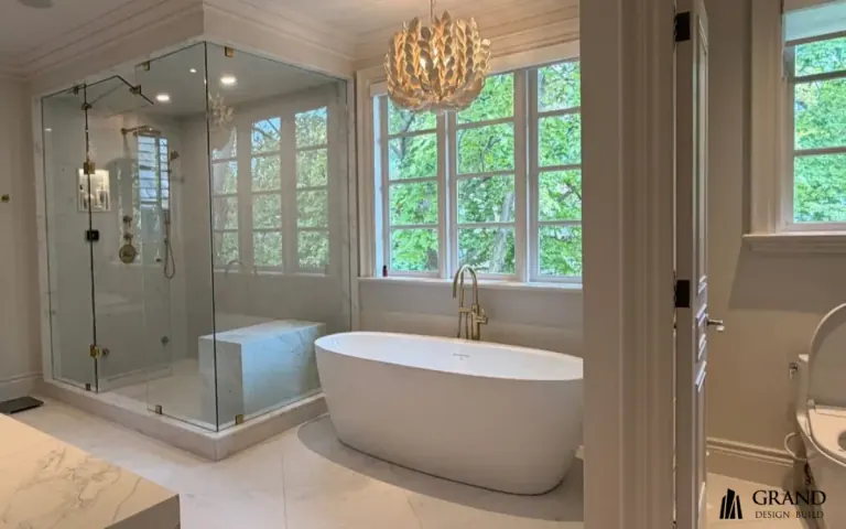 Bathroom renovation in Toronto by Grand Design Build