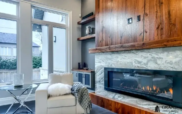 Living and dining renovation in Toronto by Grand Design Build
